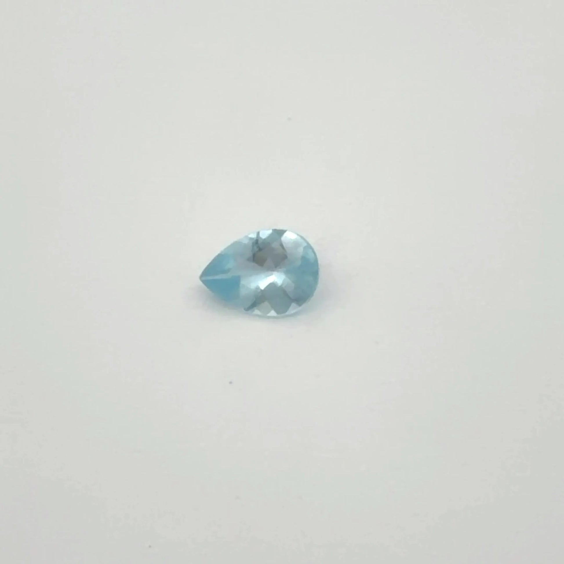 0.52ct Pear Natural Aquamarine (Colour Blue, Clarity Eye Clean, Cut Faceted)